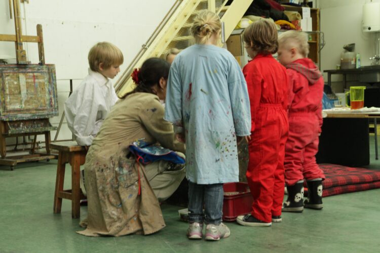 Margerite en de kinderen